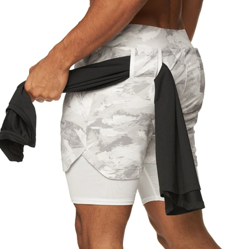 Men's Camouflage Printed Running Shorts