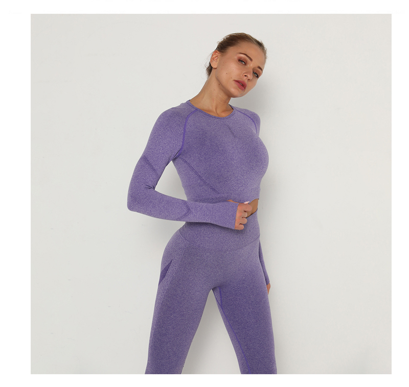 Yoga Seamless Clothing Set For Women