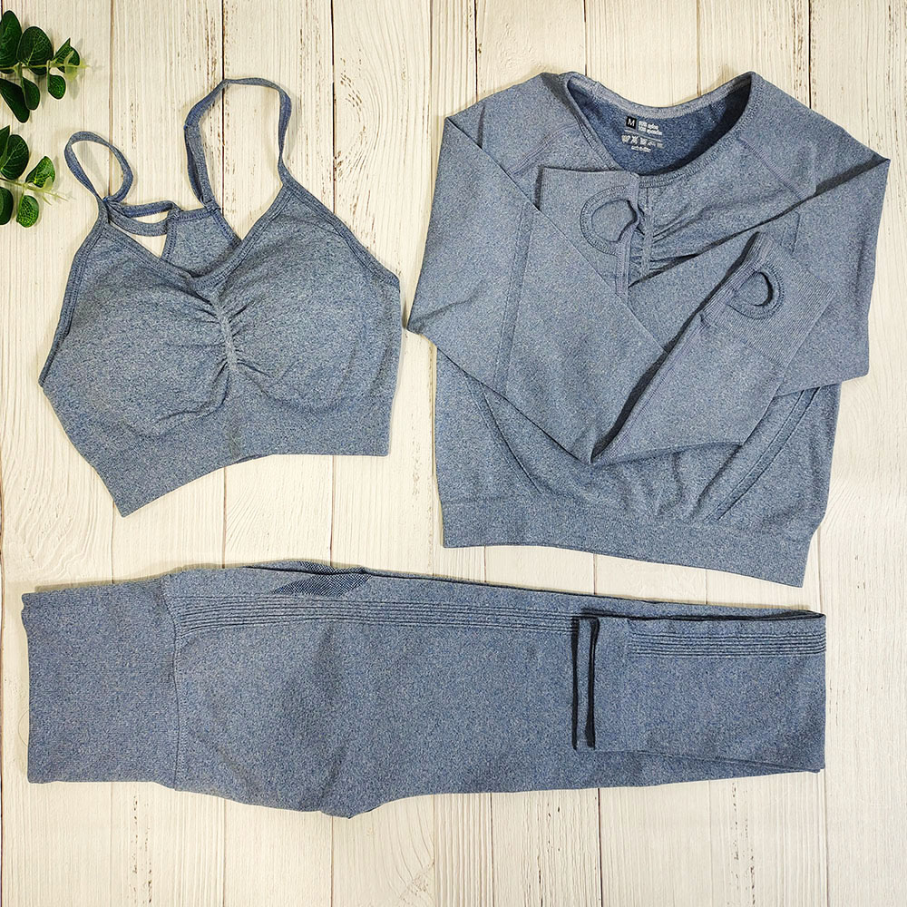 Yoga Seamless Clothing Set For Women