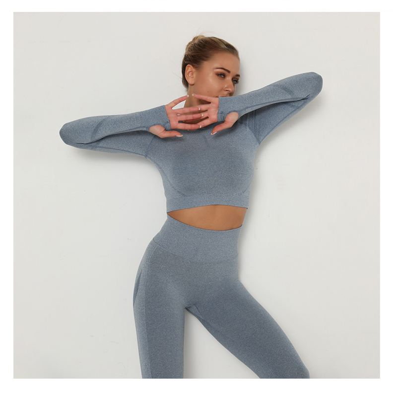 Yoga Seamless Clothing Set For Women