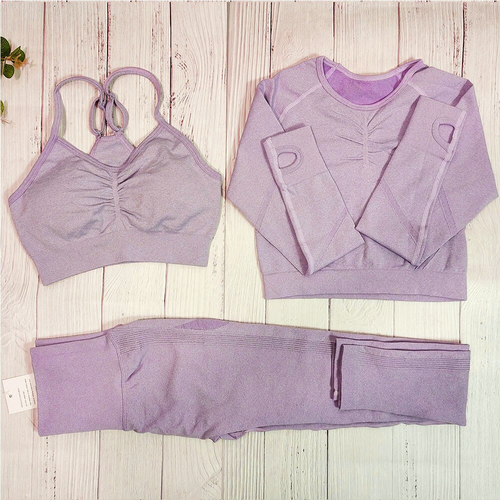 Light purple 3Pcs